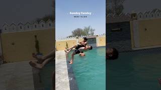 Suplex city… poolpartyvlog crazyfunny ytshort [upl. by Atinauj]