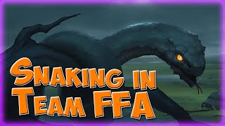 Snaking in Team FFA  Snake clan in 2v2v2v2  Northgard [upl. by Enelehs717]