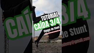 TUTORIAL CAÍDA 34 ⬆️⬆️ sin colchoneta Clases de Stunt [upl. by Trenton]