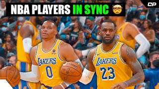 NBA Players IN SYNC Moments 🤯  Highlight Shorts [upl. by Enrahs]