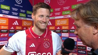 Weghorst na goal en assist quotDit zijn de mooiste invalbeurtjesquot  Ajax 31 Groningen  ajagro [upl. by Alimaj711]