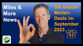 Deine Miles amp More Vorteile im September 2023 🤩 milesandmore lufthansa [upl. by Annelise]