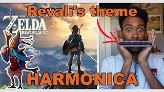 Harmonica Revalis Theme  The Legend of Zelda Breath of the Wild OST  TABS v1 [upl. by Siri544]