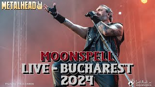 Moonspell  METALHEAD MEETING  LIVE Concert Bucharest 2024  Romexpo [upl. by Repip]