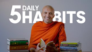 5 Small Habits that Will Change Your Life Forever Monk Advise  Buddhism In English [upl. by Othilie]