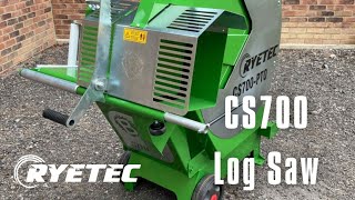 Ryetec CS700 Log Saw [upl. by Enasus]