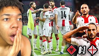 Reacting to Albania vs Georgia 01 🇬🇪🔥 UEFA Nations League 2024🔥 Kochorashvili goal [upl. by Acnayb]