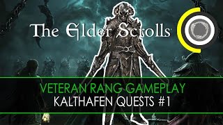 Elder Scrolls Online  Kalthafen Quests 1  Veteran Rang 1 PS4 Gameplay  deutsch  HD [upl. by Nahtal]