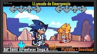 Friday Night Funkin  Llamado De Emergenzia  Sonic vs Fleetway  Playable  Download [upl. by Nyliak263]