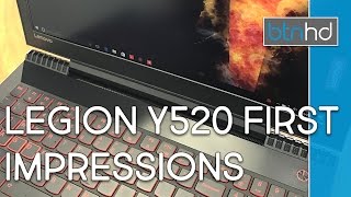 Lenovo Legion Y520 Gaming Laptop Unboxing amp First Impressions [upl. by Galven783]