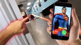 CALLING SUPERMAN ON FACETIME AT 3 AM HE STARTED FLYING [upl. by Zinnes]