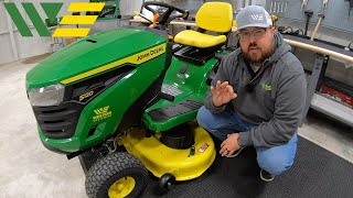 Which John Deere S100 Riding Lawn Mower Should you Buy  John Deere S100 Series Buying Guide [upl. by Nayab714]