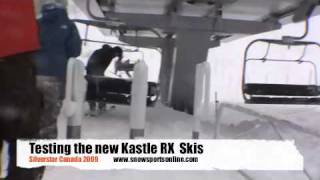 Testing the new Kastle RX Skis [upl. by Eladal634]