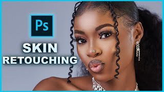 The Best Technique  Skin Retouching Tutorial in photoshop [upl. by Notnef]