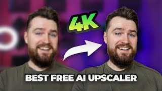 Free AI Upscale Tool For Better Quality Video  EASILY AI Upscale Your Content [upl. by Inalaeham]