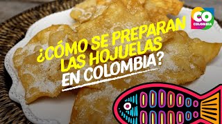 Así se preparan las Hojuelas  Comida típica de Colombia [upl. by Htebasyle159]