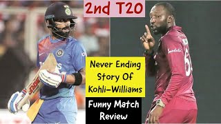 Virat Kohli vs Williams  India vs West indies 2nd T20  Shivam Dubey Batting [upl. by Wheelwright]