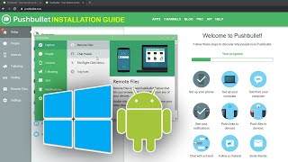 Pushbullet Installation Guide for Windows and Android [upl. by Bonina]