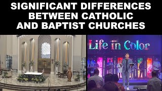 Catholic Vs Baptist Beliefs The Eucharist the Crucifix FaithWorks and More [upl. by Ladiv970]