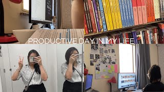 MINI STUDY VLOG 📚  super productive studying day in my life [upl. by Tnilf203]