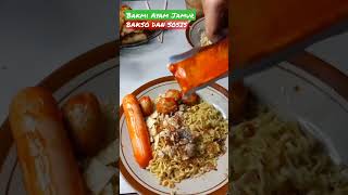 Bakmi mewah enak plus Sosis kanzler hot [upl. by Amadas158]