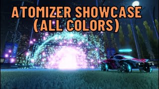 Atomizer Rocket League Goal Explosion Showcase All Paints [upl. by Swain]