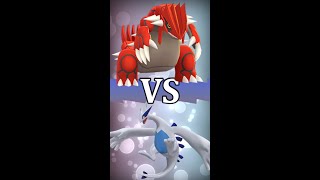 GROUDON VS LUGIA MASTER LEAGUE POKMEON GO [upl. by Pass82]