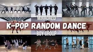 MIRRORED KPOP RANDOM DANCE  BOY GROUP [upl. by Euqinamod564]