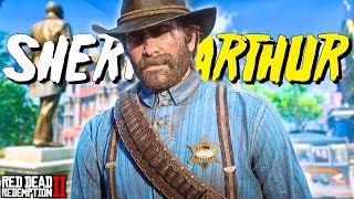 I Became A COP In Red Dead Redemption 2HILARIOUS [upl. by Pammie973]