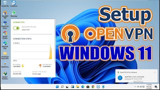 Install OVPN Windows 11 [upl. by Kcirddec694]