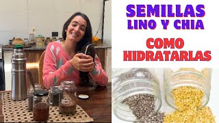 semillas lino y chia como hidratarlas chia semillas raw rawfood alimentacionconsciente cocina [upl. by Nibas428]