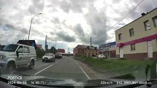 Driving in Arkhangelsk region Няндома  Каргополь 08062024 timelapse 4x [upl. by Anurag969]