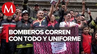 Así se vivió la primera Gran Carrera del Cuerpo de Bomberos de la CdMx [upl. by Rafaj]