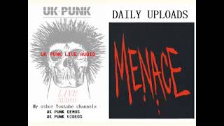 MENACE  311078 Lord Raglan Wolverhampton  UK PUNK LIVE AUDIO [upl. by Sardse830]