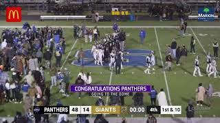 Sterlington Panthers vs Jena Giants  LHSAA Semifinals 2024 [upl. by Buna]