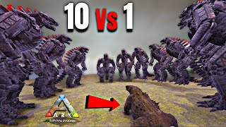 10 MECHA GODZILLA vs THE KAIJU LIZARD DOUG  Ark Survival Evolved BattleGround [upl. by Derf]