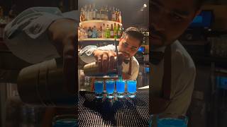 🔥Blue kamikaze shots💙 shots cocktail drink shorts viralvideo [upl. by Juna]