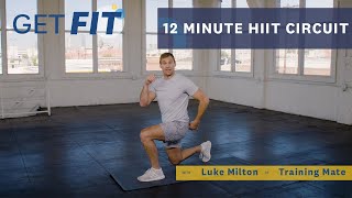 12 Minute Full Body HIIT Workout with Luke Milton  Get Fit  Livestrongcom [upl. by Stoddart]