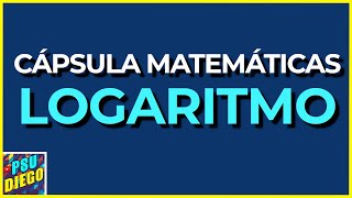 LOGARITMO  Cápsula  ejericio  Matemáticas PAES M2 [upl. by Skippie]