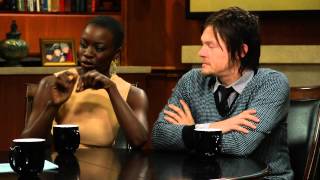 quotThe Walking Deadquot Actors Talk About Their Characters Returning  Larry King Now  Ora TV [upl. by Arihs]