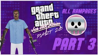 GTA Vice City Stories Part 20 all Rampages part 3 [upl. by Aibos611]