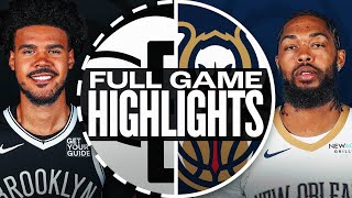 NETS at PELICANS  FULL GAME HIGHLIGHTS  November 11 2024 [upl. by Badr990]