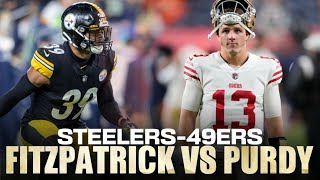 🥊 Marquee 49ersSteelers matchup Brock Purdy vs Minkah Fitzpatrick [upl. by Kaslik]