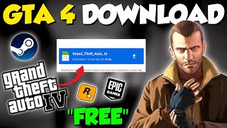 Download GTA 4 For FREE In Your PCLaptop  No Clickbait 😍 100 Real [upl. by Oinota]