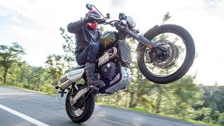 2019 Triumph Scrambler 1200 XC And XE Review  First Ride [upl. by Vihs884]