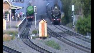 3801 and 3830 in The Great Train Race 2007 [upl. by Clarkson]