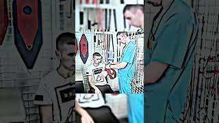 Oleg Zhokh VS Devon Laratt rek shortvideo armrestling [upl. by Roldan]