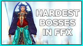 The 5 hardest BOSSES in FFX [upl. by Tiernan]