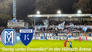 SV Meppen vs BSV Kickers Emden  SaisonRekordkulisse beim Derby amp Topspiel in der RLNord [upl. by Athalla]