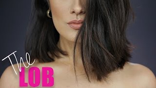 How to Style a Lob  Short quotEdgyquot Hair  Melissa Alatorre [upl. by Grimonia761]